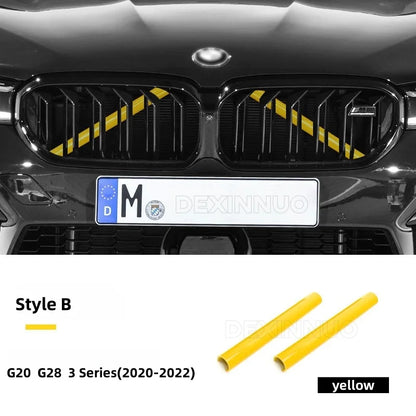 Car Front Grille Trim Strips For BMW E60 F07 F10 F20 F22 F25 F30 F32 F39 F44 F46 F48 G11 G12 G30 G32 G01 G02 G05 G20 1-7Serie