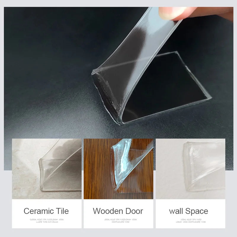 Nano Double Sided Adhesive Tape Strong High Viscosity Transparent Thicken Waterproof And Traceless Acrylic Tape Household Ite