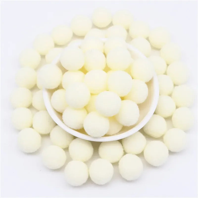 Pompon Balls 8mm 10mm 15mm 20mm 25mm 30mm Fluffy Pompoms Crafts Pompom Diy Handmade Kids Toy Wedding Decoration Craft Supplie