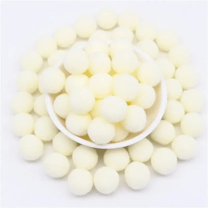 Pompon Balls 8mm 10mm 15mm 20mm 25mm 30mm Fluffy Pompoms Crafts Pompom Diy Handmade Kids Toy Wedding Decoration Craft Supplie