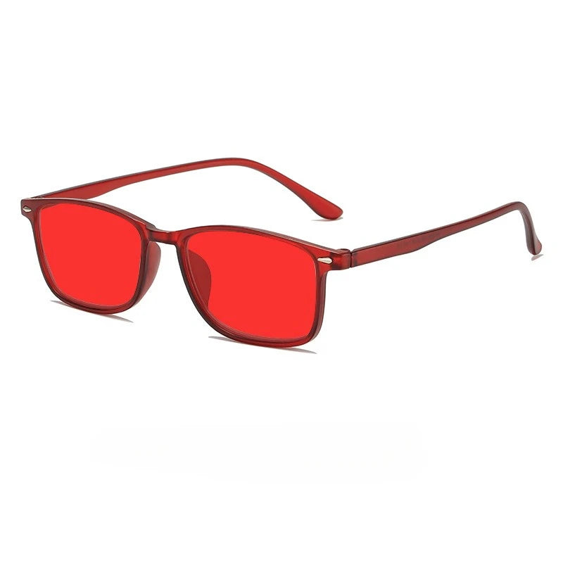 Blue Light Blocking Glasses for Watch Mobile Phones Play Computer Competitive Games Women's Style Orange or Red Lenses Goggle