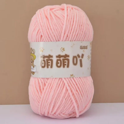 Fluffy Chenille Yarn for Crocheting doll thread Soft Bulky Velvet Yarn for Knitting Crochet Crafts Amigurumi Matte Chenille Y