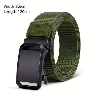 Men's Belt Outdoor Hunting Tactics Belt Multi functional Buckle Nylon Belt Marine Corps Canvas Belt