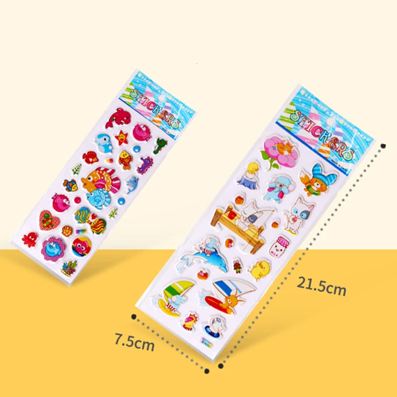 25/40/50 Sheets Clipbook Stickers Handmade DIY Diary Book Decorative over Three Years Old Children Gifts for Boys Girls TMZ