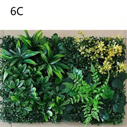 Artificial Green Wall Panels Faux Jungle Grass Decor for Home Garden Vibrant Greenery Mats for Outdoor Patio Weddings Christm