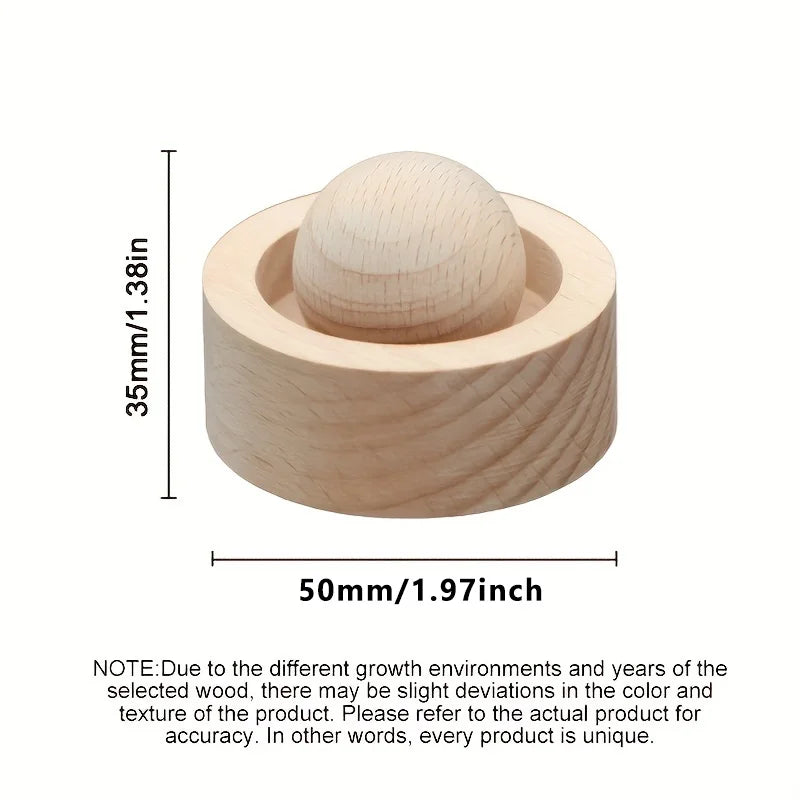 Car & Home Essential Oil Diffuser - Made of Wood Mini Cute Natural Fragrance Diffuser Suitable for Bedroom Living Room Bathro
