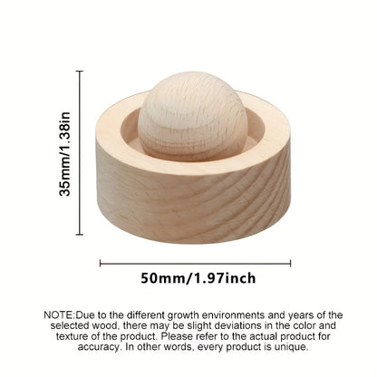 Car & Home Essential Oil Diffuser - Made of Wood Mini Cute Natural Fragrance Diffuser Suitable for Bedroom Living Room Bathro