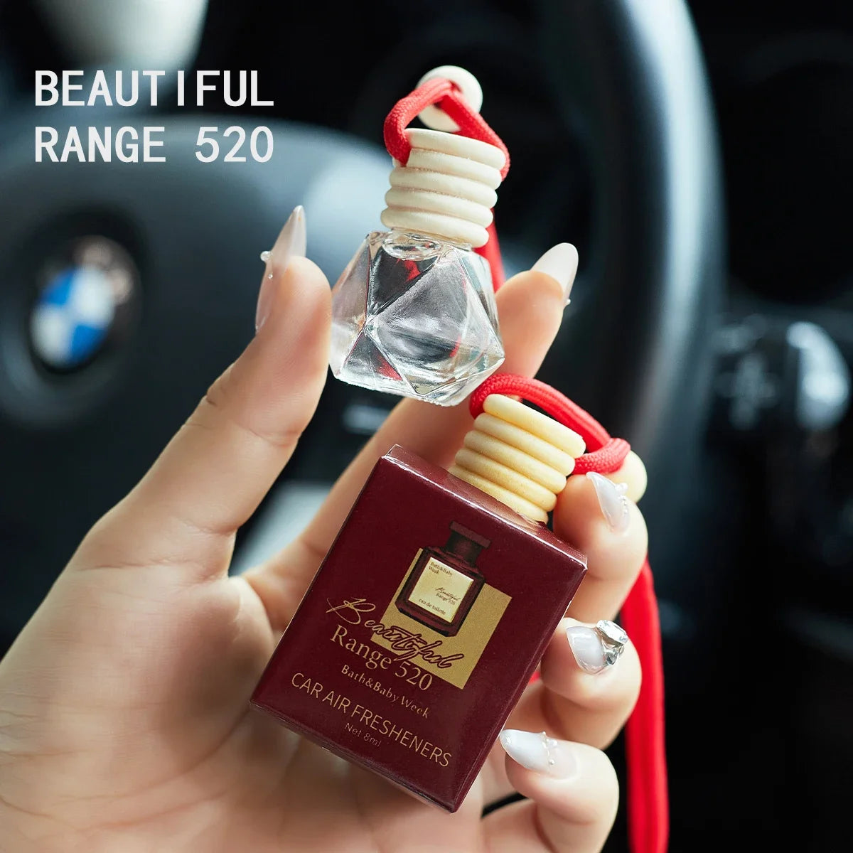 A car fragrance for automotive interior accessories, a long-lasting car air freshener that maintains a charming and fresh sce