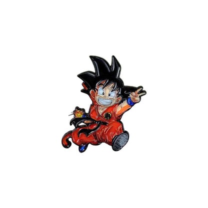 Anime Funny Cartoon Character Brooch Creative Enamel Pin Metal Badge Clothes Decorative Jewelry Gift for Friends - C-DB-21