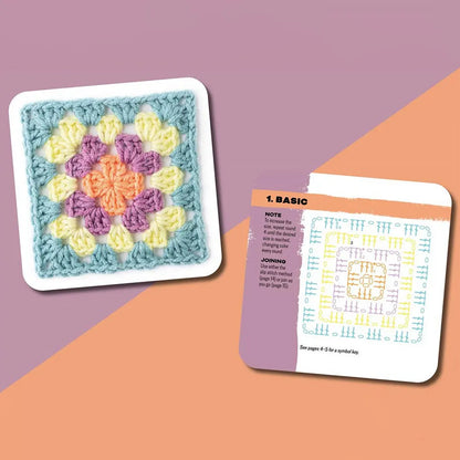 50 Mix & Matchs Designs Knitting Kit DIY Knitted Pattern Cards Set Crochet Patterns for Adults DIY Grandma Knitted Pattern Se