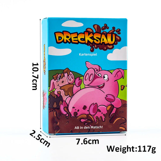 1Set Hot Drecksau Party Cards Game Board Game Intellectual Toys Gifts 10.7*7.6cm