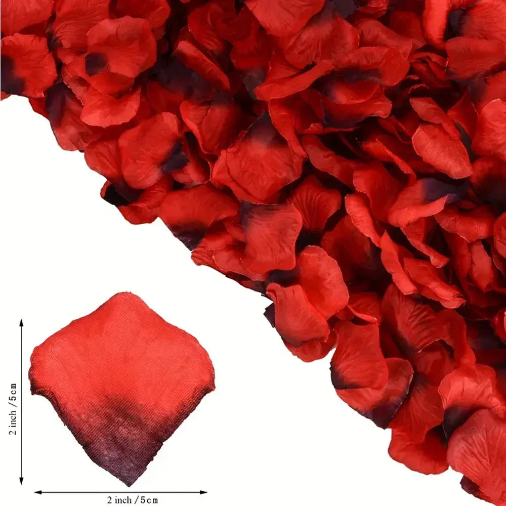 100-10000Pcs Top Colorful Artificial Fake Rose Petals Red White Gold Roses Petal Flowers Romantic Wedding Party Valentine Dec