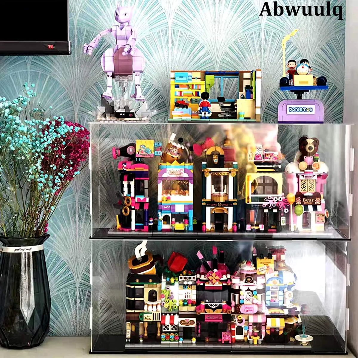 Acrylic Clear Display Case Box Dustproof Protection Showcase Cube Collectibles Show Box for Action Figures,Dolls,Car Model
