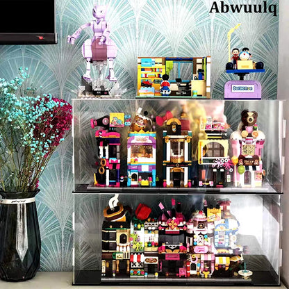Acrylic Clear Display Case Box Dustproof Protection Showcase Cube Collectibles Show Box for Action Figures,Dolls,Car Model