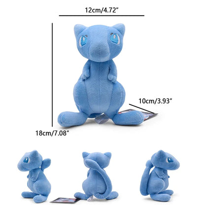 Pokemon Mew Plush Doll Kawaii Cartoon Go dex Mew Plush Toys Soft Stuffed Kawaii Anime Doll Pillow Birthday Gift For Kids - Sh
