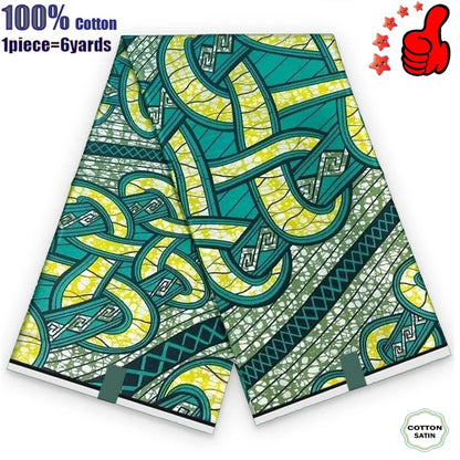 100% Cotton Soft Original Guaranteed Veritable African Real Wax Fabric Ghana Nigeria Style Ankara Wax Batik Fabric