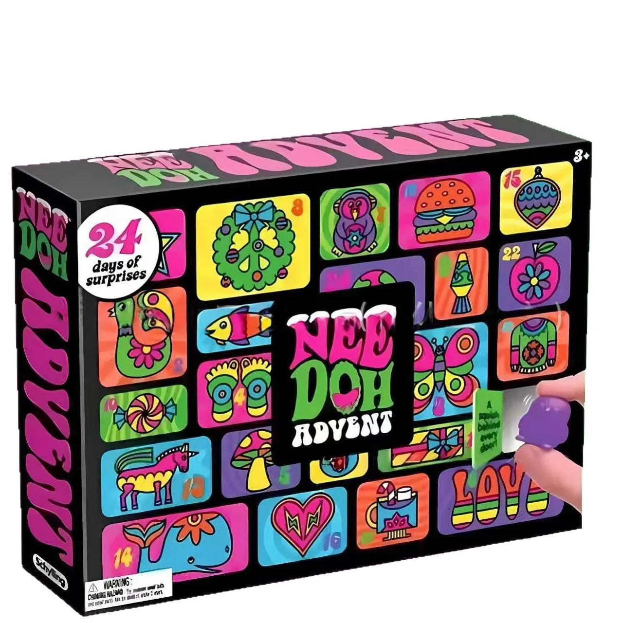 2026 New Hot Needoh Advent Calendar Gift For Children 24 Day Countdown New Year Family Friends Blind Box Party Toy Gift