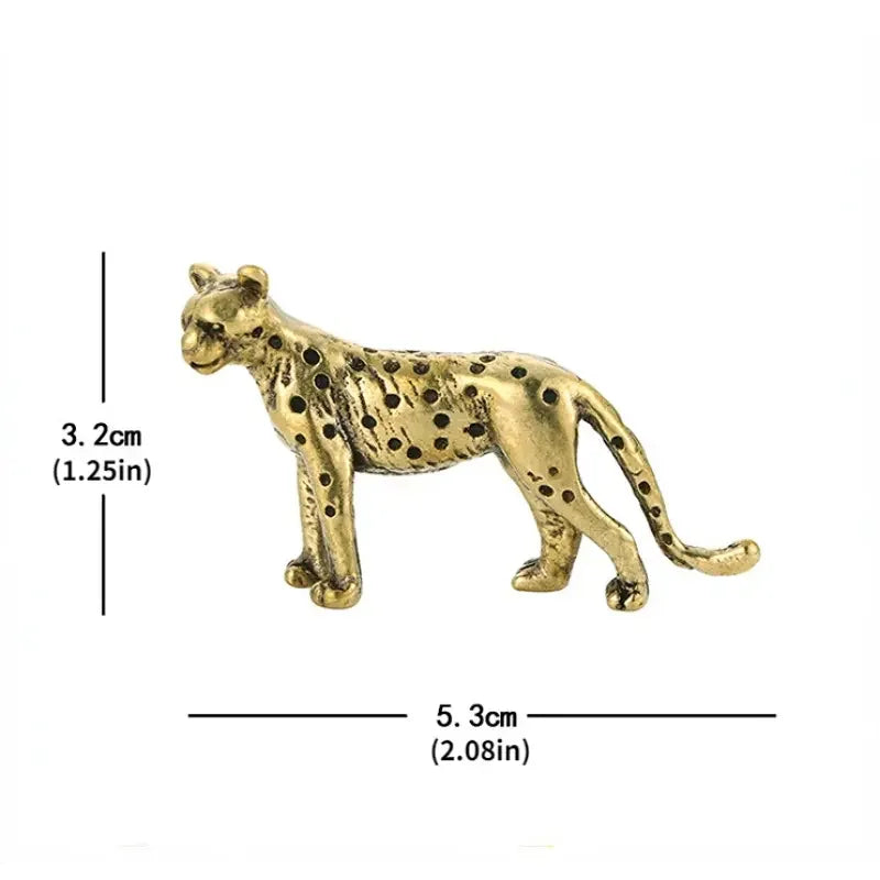Vintage Brass Dog Figurine - Small Collectible Desk Decor Figurine for Living Room, Office deal for Gift Statues for Home Dec