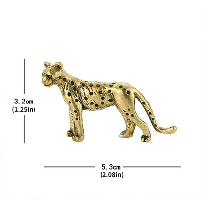 Vintage Brass Dog Figurine - Small Collectible Desk Decor Figurine for Living Room, Office deal for Gift Statues for Home Dec