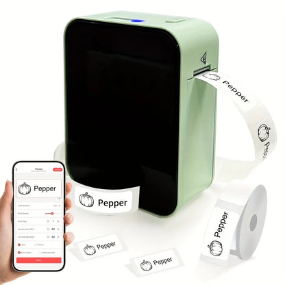 Marklife P15 Thermal Label Printer Similar as D11 D110 D101 Labeling Machine Wireless Bluetooth Label Maker With Label Sticke