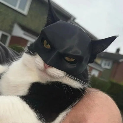 Cat Avenger Mask Bat Halloween 3D Printed Cosplay Hat Cat Funny Toys Photos Props Pet Accessories