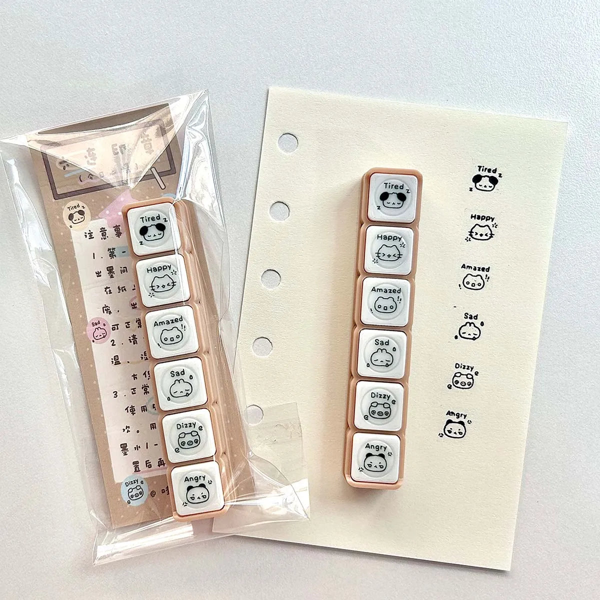 WAKAWAKA Decorative Stamps for Scrapbooking Kawaii Stamps Stationery For Journal Planner Arts Diy Crafts Album - A3-1PCS