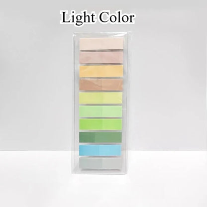 200Pcs Sticky Tabs for Annotating Books, Page Markers Clear Writable and Repositionable Book Flags Strip Index Tabs - Light C