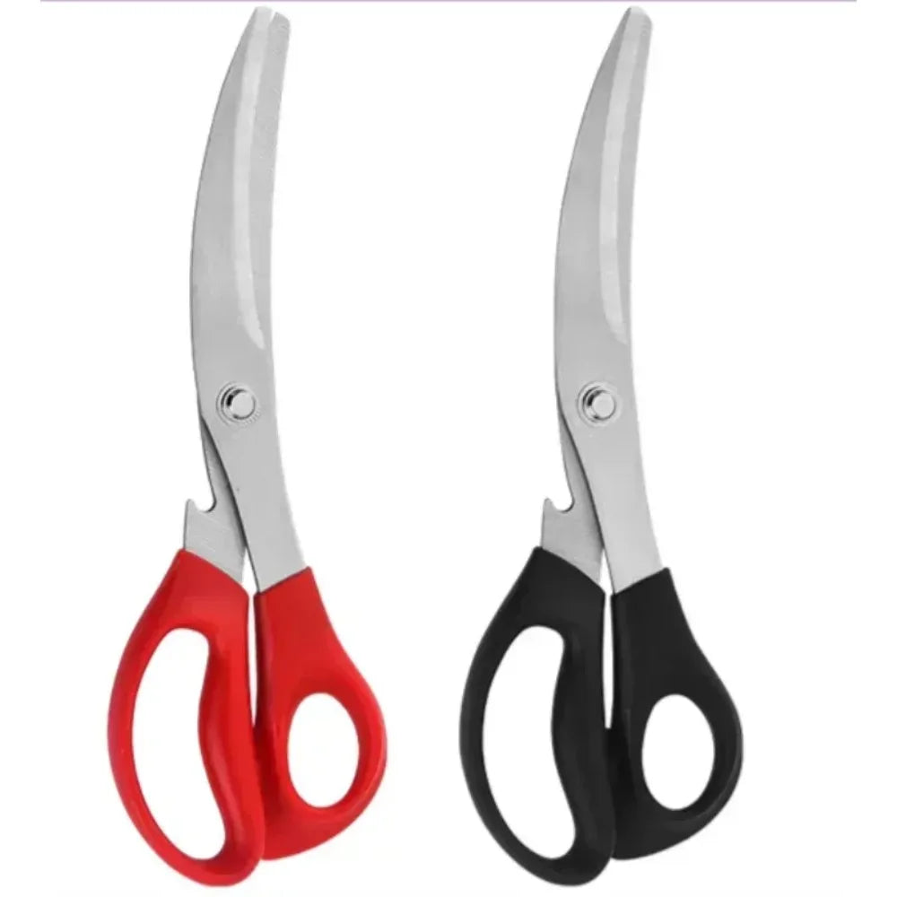 Stainless Steel Scissors Functional Vegetable Food Scissors Kitchen Gadgets Barbecue Kitchen Scissors
