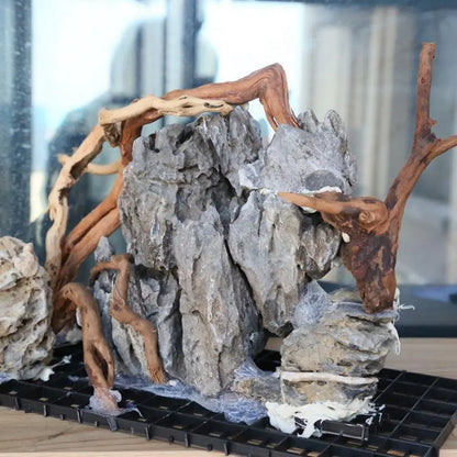 Aquarium Driftwood Natural Fish Tank Plant Decor Tree Aquarium Fish Bowl Stump Aquarium Home Fishtank Landscaping Decor Pet T