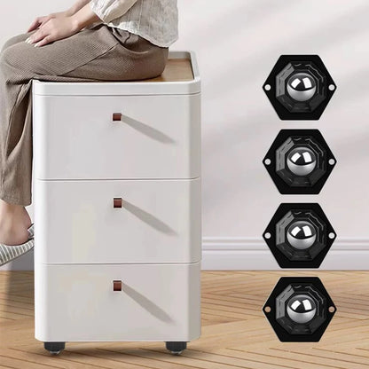 Self Adhesive Universal Caster Wheels Mini Pulley Rotating Wheel for Furniture Storage Box Trash Cabinet Appliance Slider Rol