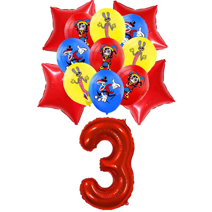 Amazing Digitaled Circues Birthday Decoration Tableware Plate Banner Balloon Party Favors for Kids Baby Shower Party Supplies