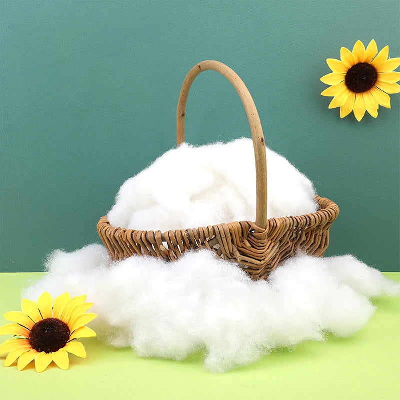 50G/200G Stuffing Cotton DIY Polyester Stuffing Material For Clothing Pillow Quilt Handcraft Doll Stuffed Toys Filling PP Cot