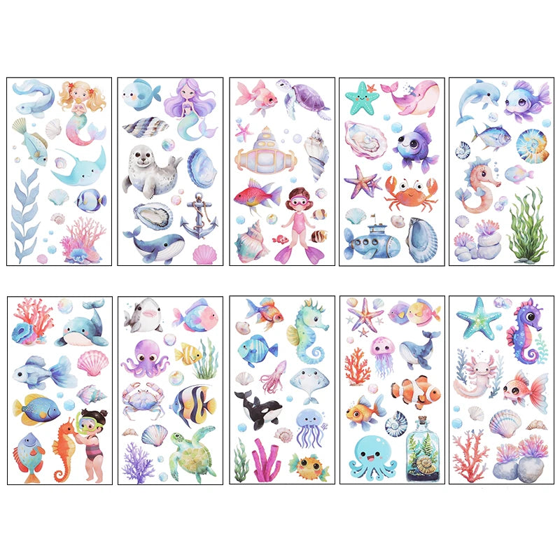 10pcs Soccer Temporary Tattoo Stickers Kids Boys Birthday Party Favors Sport Football Party Decoration Pinata Fillers Toy Gif