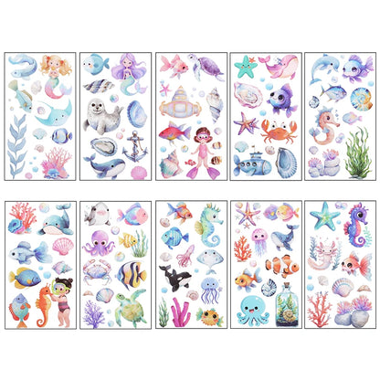 10pcs Soccer Temporary Tattoo Stickers Kids Boys Birthday Party Favors Sport Football Party Decoration Pinata Fillers Toy Gif