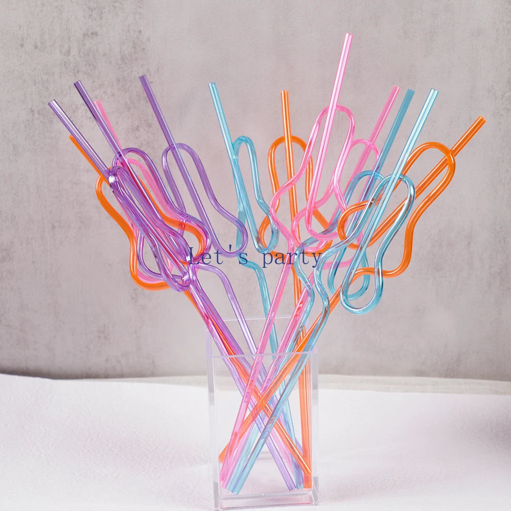 10Pcs Funny Penis Drinking Straws Bachelorette Hen Party Bridal Shower Favors Bride To Be Bar Straw Birthday Wedding Party De