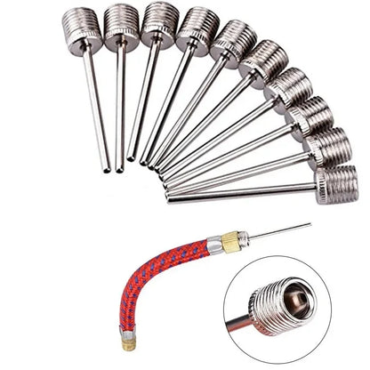 New Sport Ball Inflating Pump Needle For Football Basketball Soccer Inflatable Air Valve Adaptor Stainless Steel Pump 5/10/20