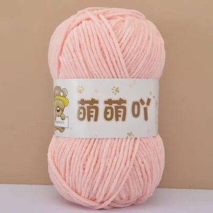 Fluffy Chenille Yarn for Crocheting doll thread Soft Bulky Velvet Yarn for Knitting Crochet Crafts Amigurumi Matte Chenille Y