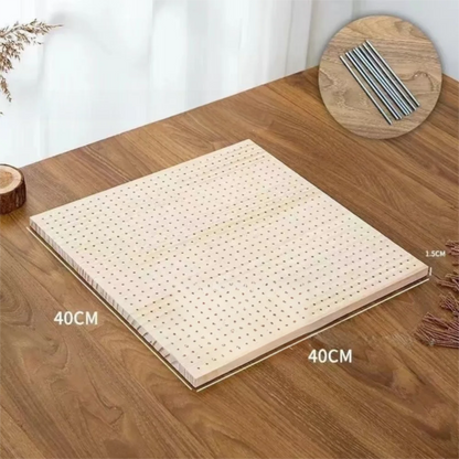 Crochet Block Plate, Bamboo Blocking Board for Crochet, Crochet Weaving Grid, Knitting Supplies, Granny Square Blocking, Sewi