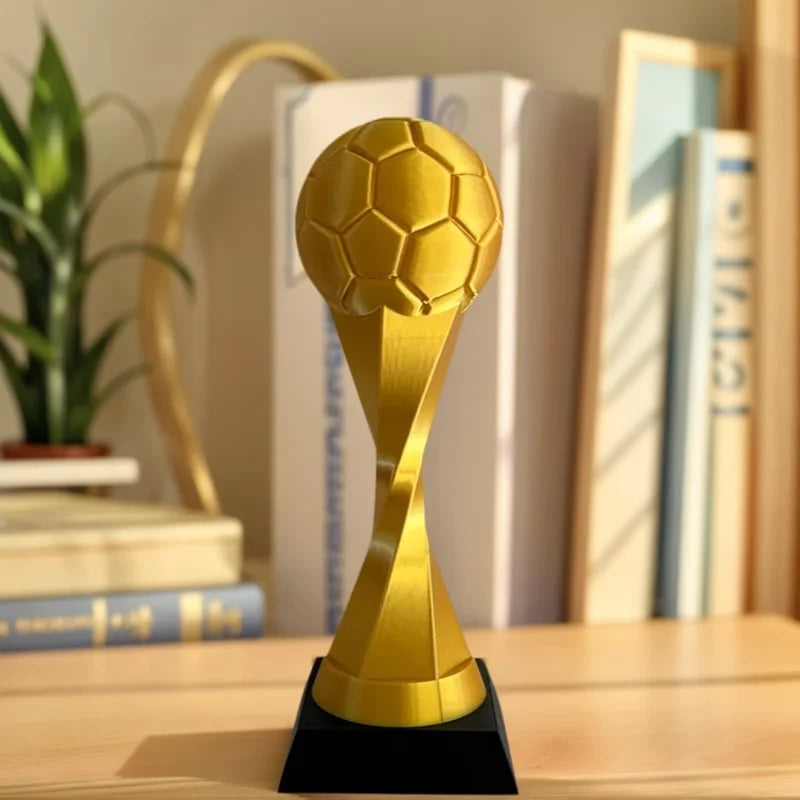 Football Trophy Statue - Soccer Cup Trophy Figure with / Suitable for Competitions Desktop decorative ornaments