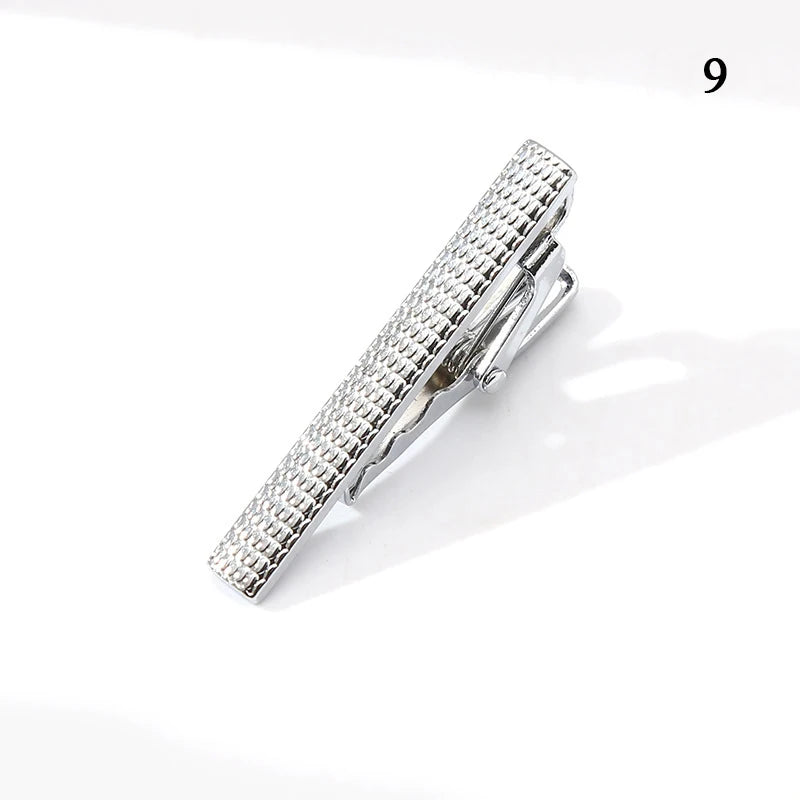 Tie Pin For Men Classic Tie Clips Copper Tie Bar Tie Collar Pin Business Corbata Necktie Clip Jewelry Gift Wedding Accessorie