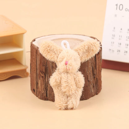 Limb Movable Forest Family Animal Figure Poodle Flocked Shaggy Figurine Dog Model Toy Dollhouse Miniatures Accessories For Ki