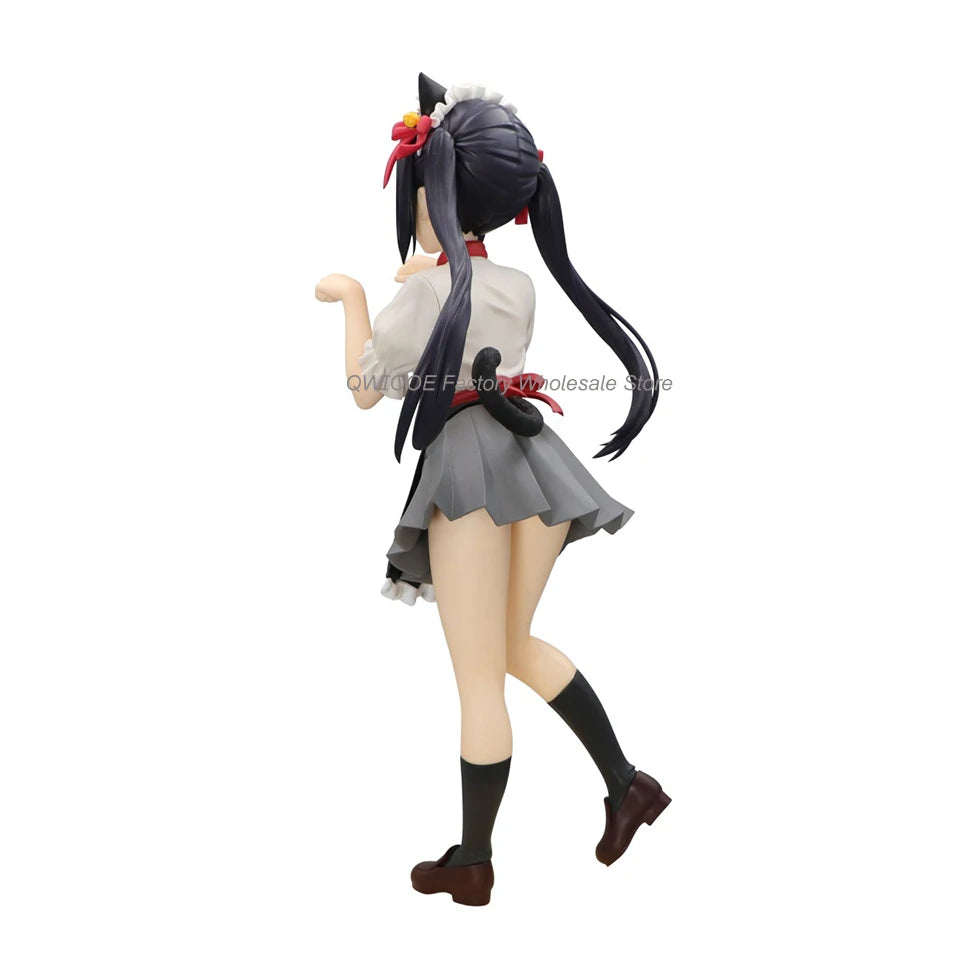Original Genuine FuRyu K-ON！18cm Nakano Azusa Japanese Anime Action Figure Collectible Model Toys For Boys QWIOOE Droppshipin