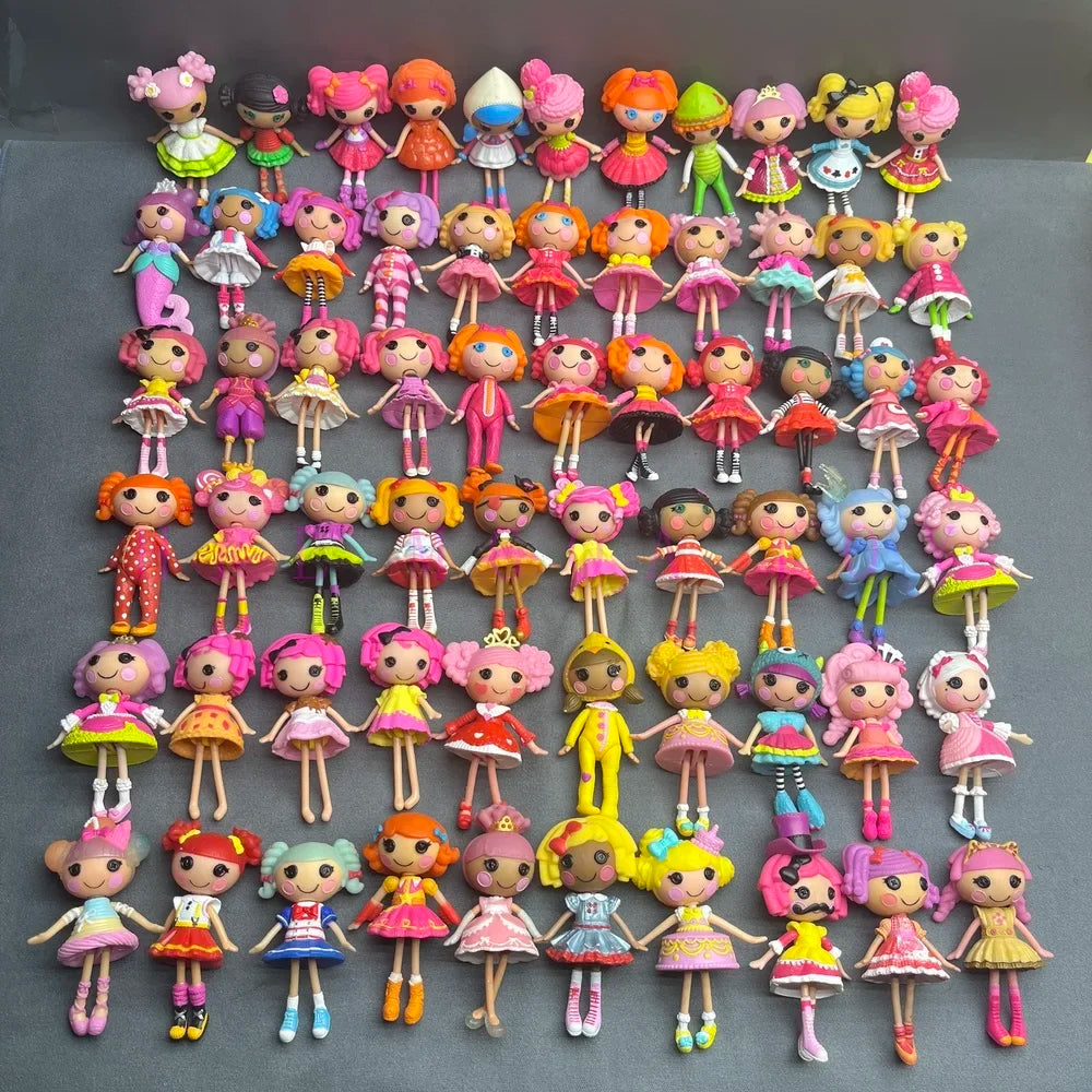 Original 8-10cm Can Choose Lalaloopsy Little Sister and Pet Dolls PVC Holiday Gift Collection Pvc Toys