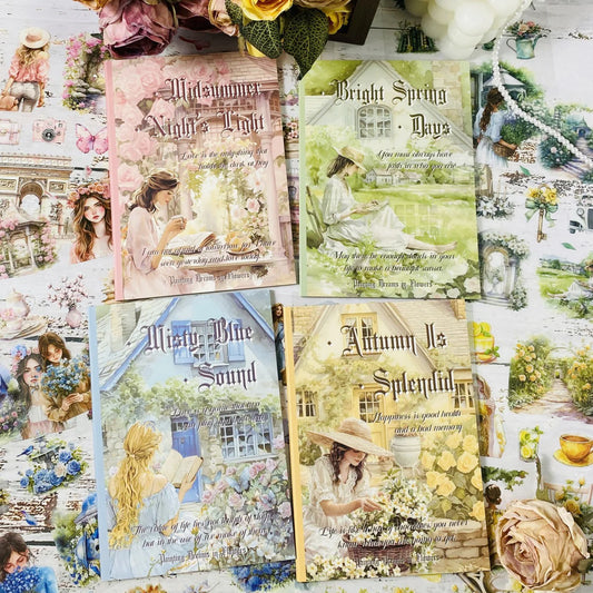 Journamm 20sheets Junk Journal Sticker for Scrapbooking Diary Album Notebooks DIY Decor Notebook Collage Selfadhesive Sticker