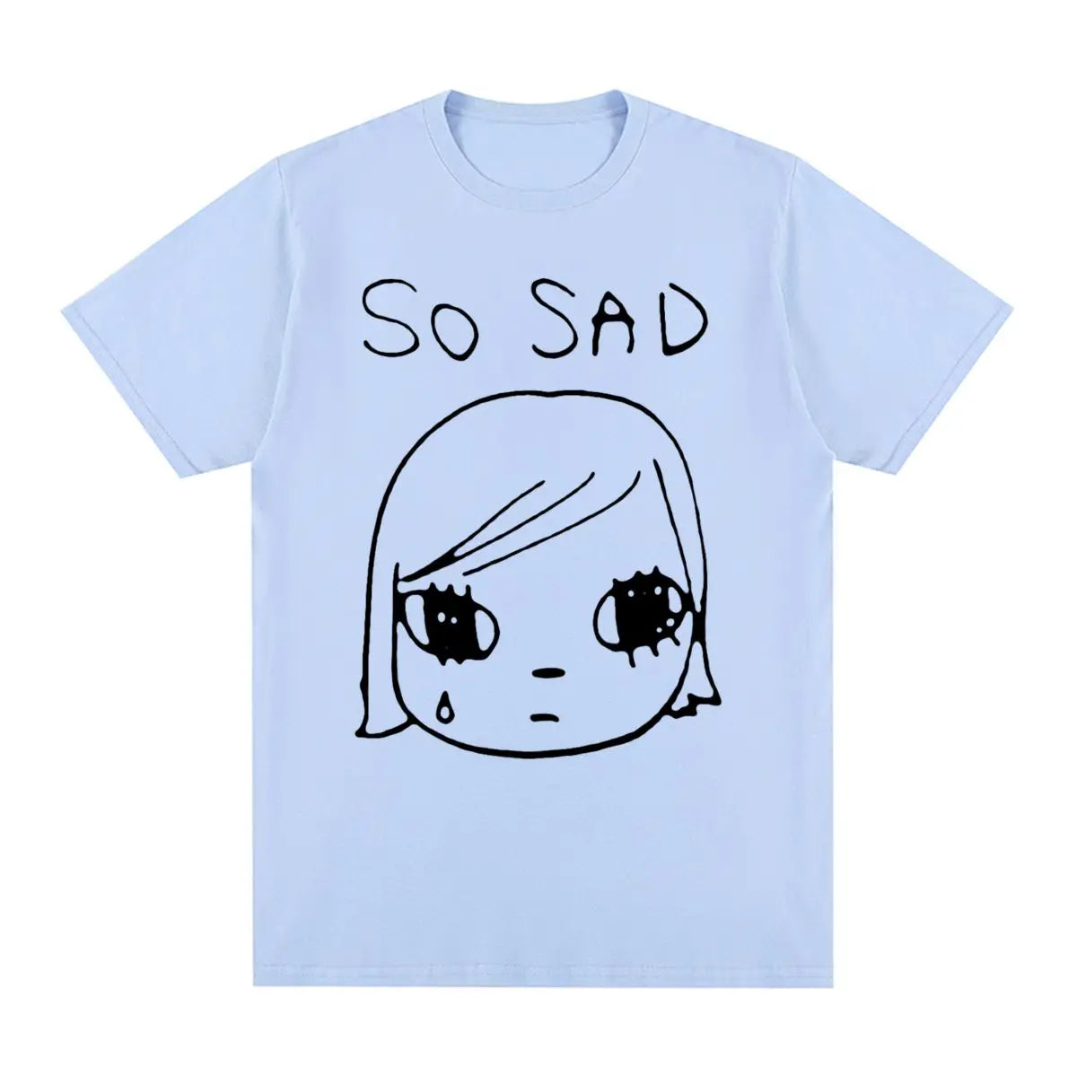 Yoshitomo Nara Sad Vintage T-shirt Japan Party Cotton Men T shirt New Tee Tshirt Womens Tops