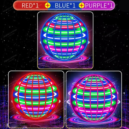 Flying Ball, Automatic Spinning Ball, LED Dazzling Lights, Floating Magic, Fan, UFO Flying Machine, Toy, Gift, Game, Sports B