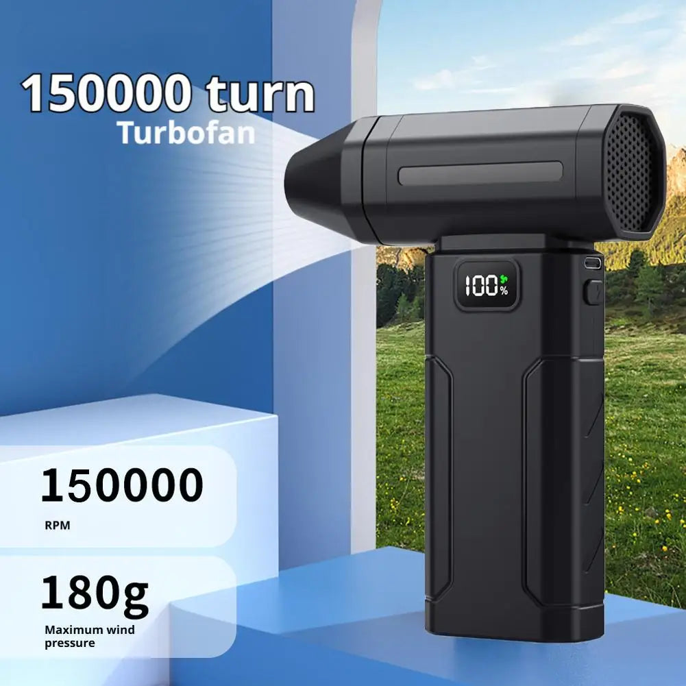 X8 Brushless Turbo Jet Fan Blower 150000RPM Powerful Electric Air Blower Vacuum Dust Cleaner Portable Dust Cleaner Violent Fa