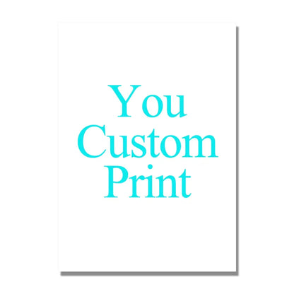 Custom Print Canvas Painting By Your Photo Canvas Poster Personal Gift Customize Figure Animal Pets Pictures Home Decor Print