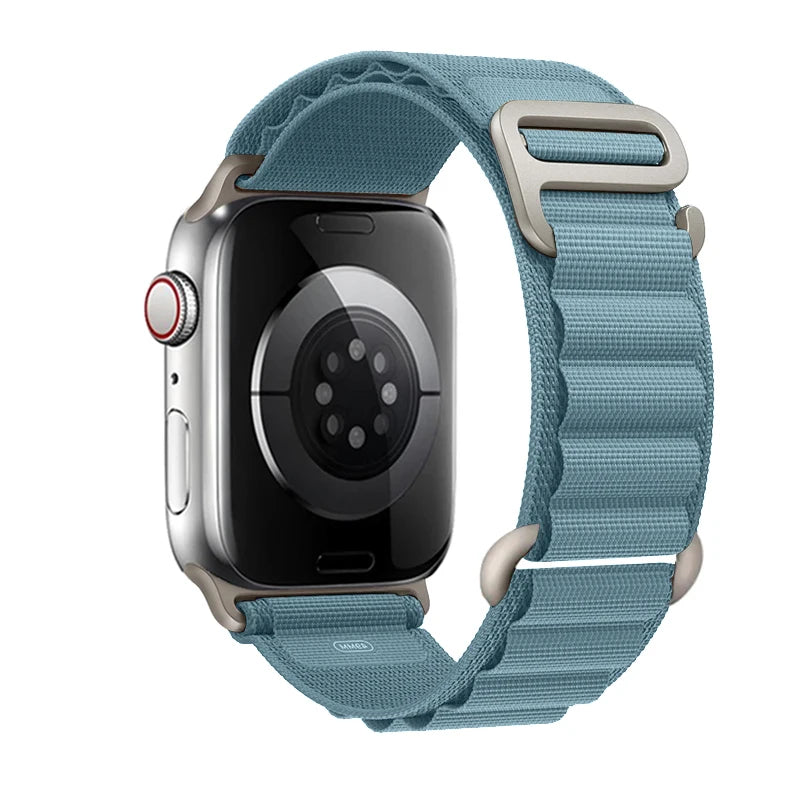for Apple watch Straps 45mm 46mm 49mm 42mm iwatch Band 44mm 40mm Nylon Alpine bracelet correa Series 10 9 8 7 6 11 SE Ultra 2