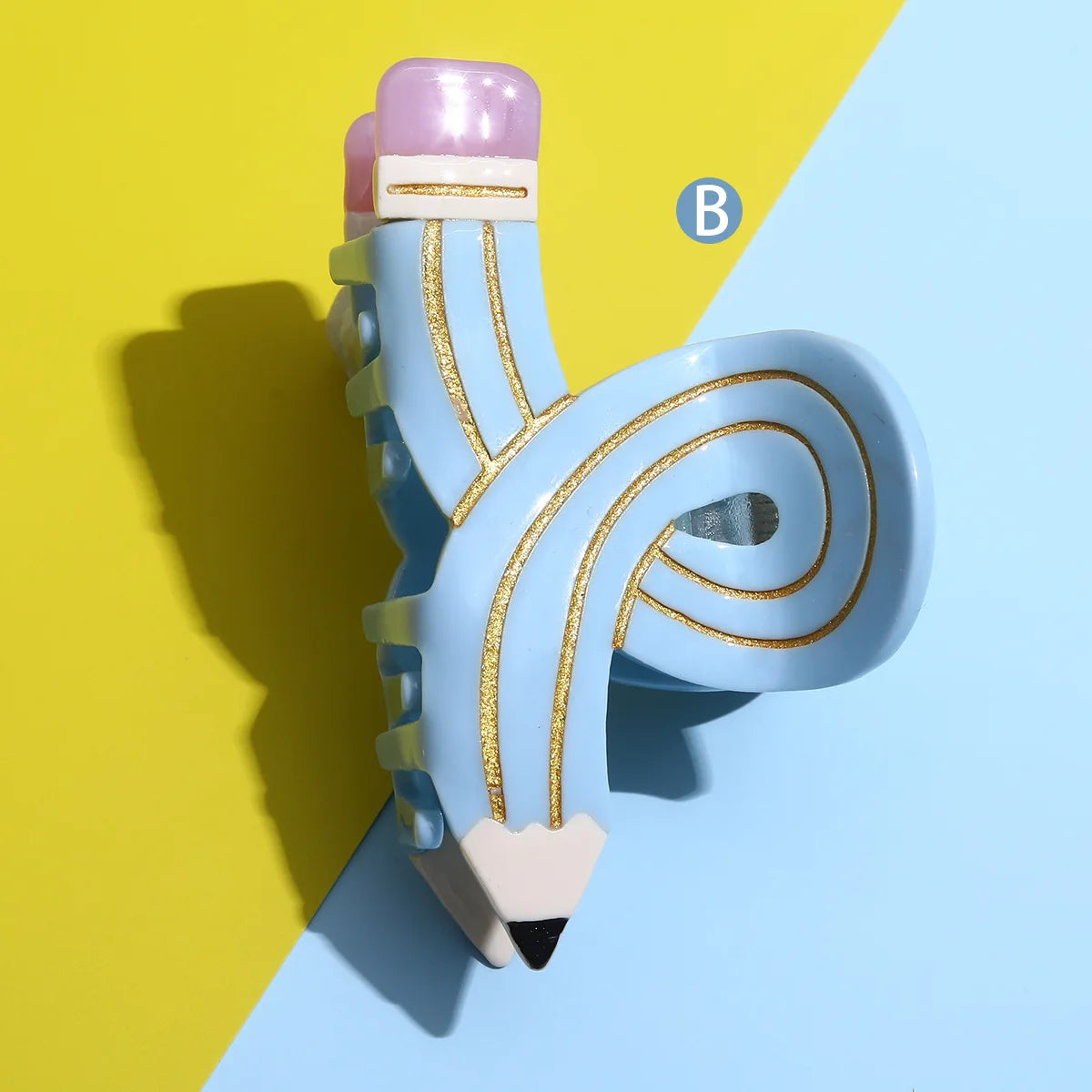 1Pcs Colored Pencil Hair Clips Back To School Season Stationery Accessories Funny Hair Jewelry Gifts Teacher Student Girl - 3